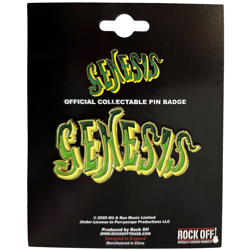 Genesis - Classic Logo Pin - Groen